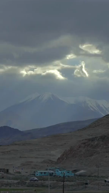 Vertical Timelapse of Dramatic Clouds Over Hanle Village, Ladakh, India