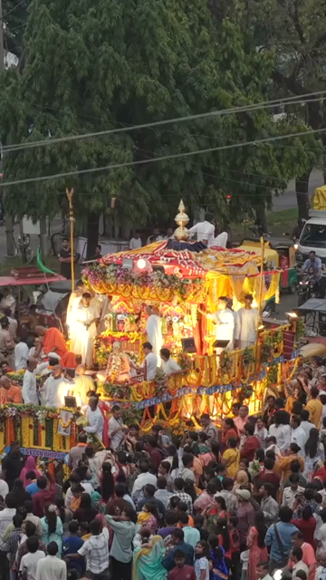 18th July 2026 : Vertical View of Jagannath Rath Yatra Procession in Bhopal, India