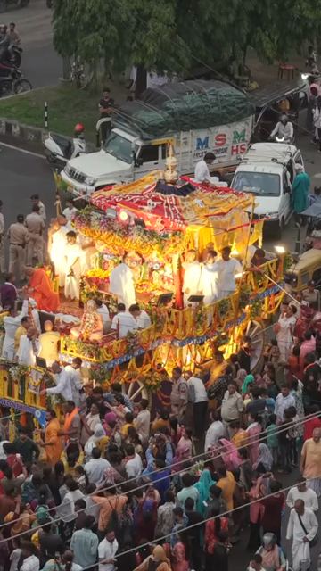 18th July 2026 : Vertical View of Jagannath Rath Yatra Procession in Bhopal, India