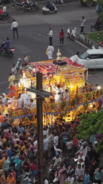 18th July 2026 : Vertical View of Jagannath Rath Yatra Procession in Bhopal, India
