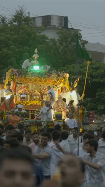 18th July 2026 : Vertical View of Jagannath Rath Yatra Procession in Bhopal, India