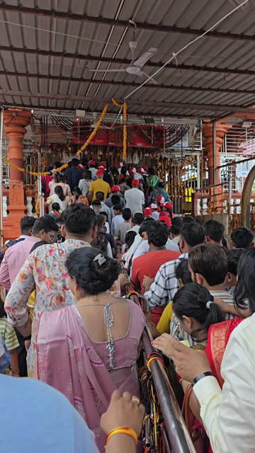 05th August 2026 : Vertical View of Kal Bhairav Temple and Devotees in Ujjain, India