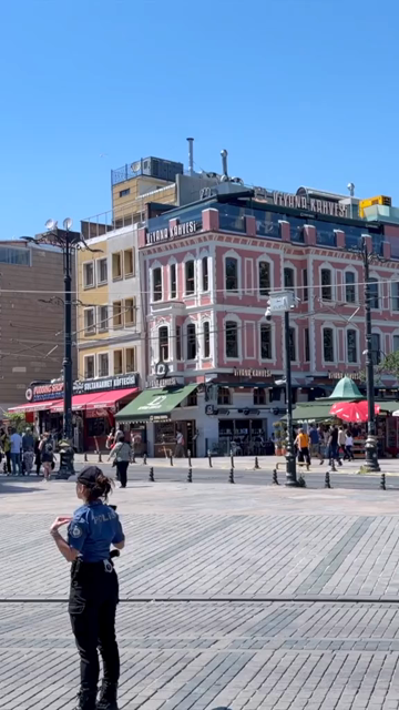 4th June 2026 : Vertical View of Modern Tram on Street in Istanbul Turkey