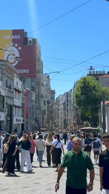 4th June 2026 : Vertical View of Street and Daily Life in Istanbul Turkey