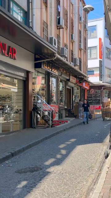 4th June 2026 : Vertical View of Street and Daily Life in Istanbul Turkey